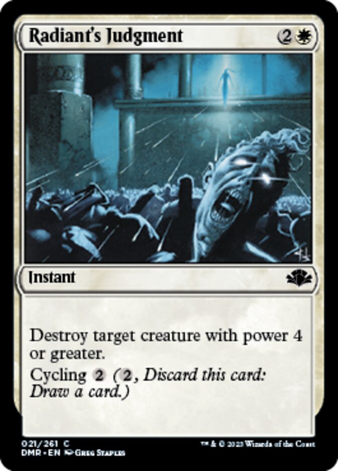 Radiant's Judgment [Dominaria Remastered] | Local Legends