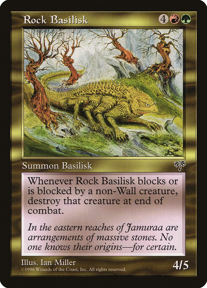 Rock Basilisk [Mirage] | Golgari Games