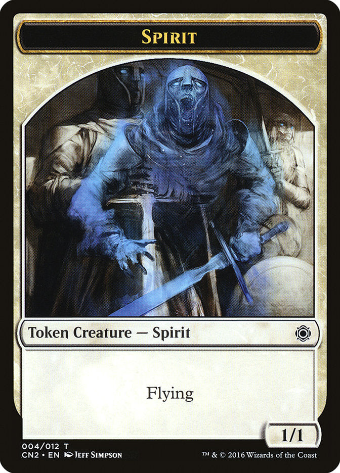 Spirit Token [Conspiracy: Take the Crown Tokens] | Golgari Games