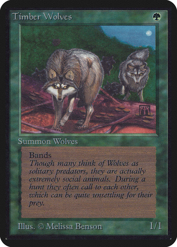 Timber Wolves [Alpha Edition] | Golgari Games