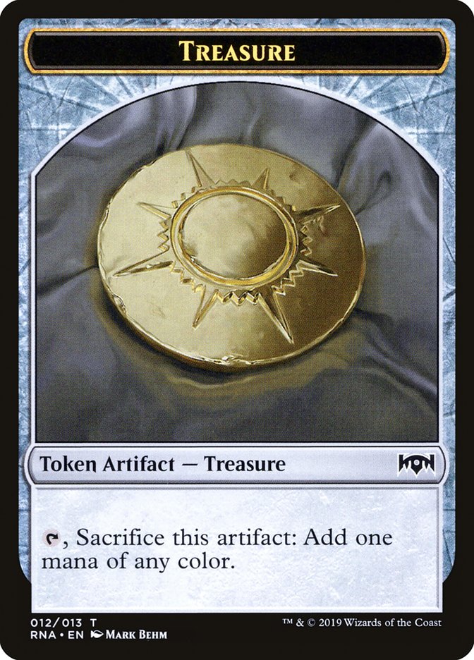 Treasure Token [Ravnica Allegiance Tokens] | Golgari Games