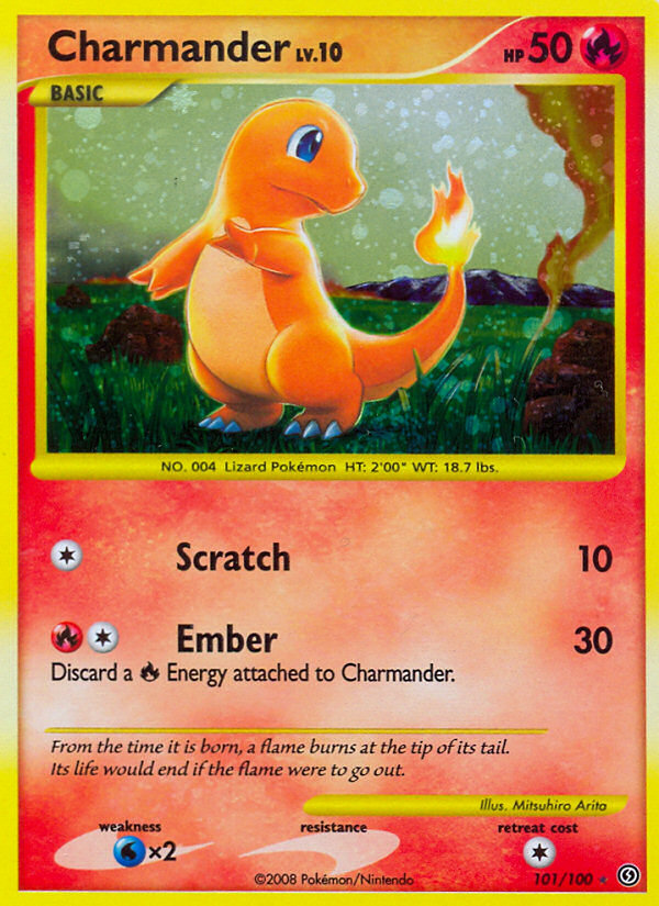 Charmander (101/100) [Diamond & Pearl: Stormfront] | Golgari Games