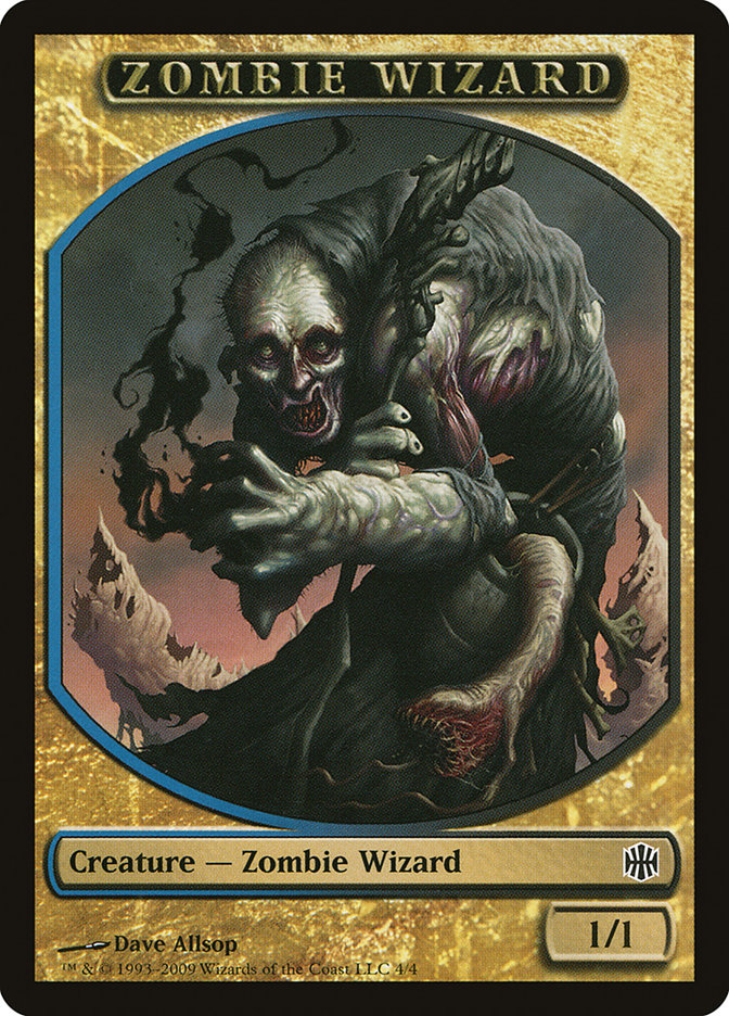 Zombie Wizard Token [Alara Reborn Tokens] | Golgari Games