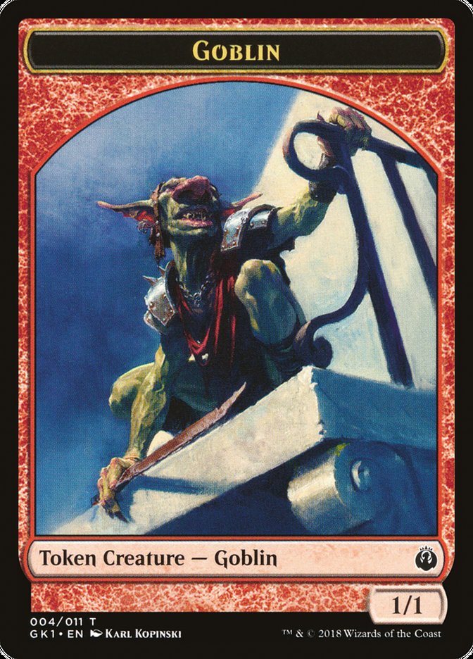 Weird // Goblin Double-sided Token [Guilds of Ravnica Guild Kit Tokens] | Golgari Games