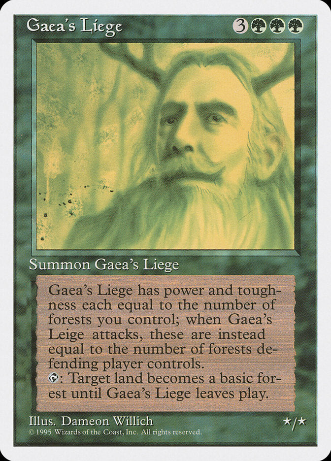 Gaea's Liege [Fourth Edition] | Local Legends