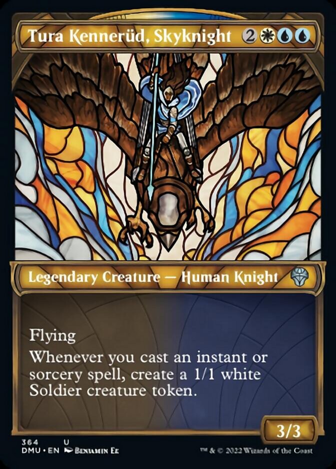 Tura Kennerud, Skyknight (Showcase Textured) [Dominaria United] | Local Legends