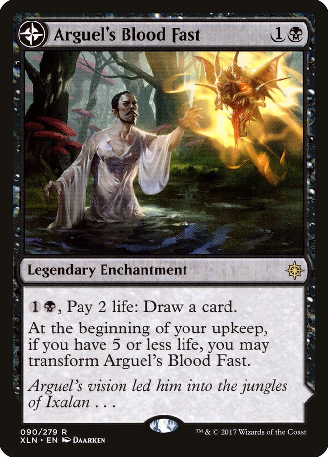 Arguel's Blood Fast // Temple of Aclazotz [Ixalan] | Golgari Games