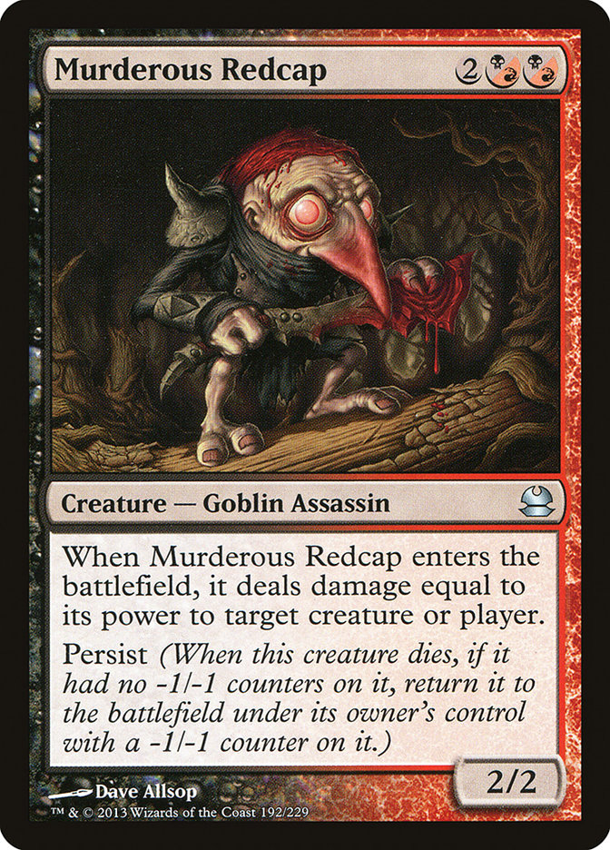 Murderous Redcap [Modern Masters] | Golgari Games