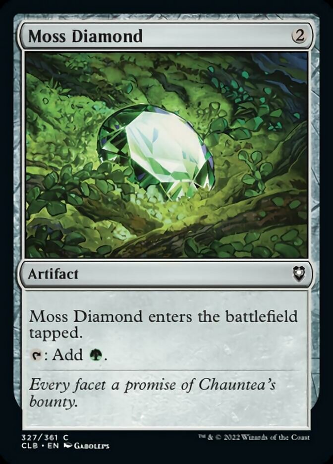 Moss Diamond [Commander Legends: Battle for Baldur's Gate] | Golgari Games