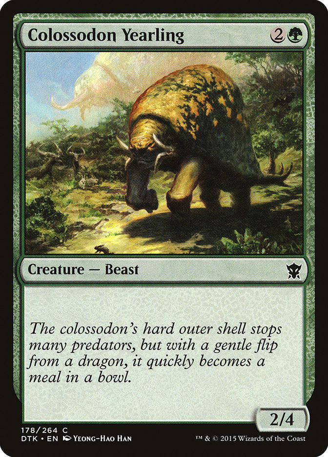 Colossodon Yearling [Dragons of Tarkir] | Golgari Games