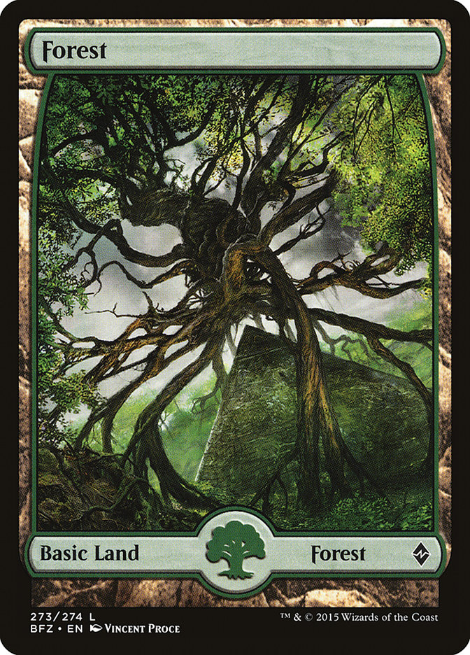 Forest (273) [Battle for Zendikar] | Golgari Games