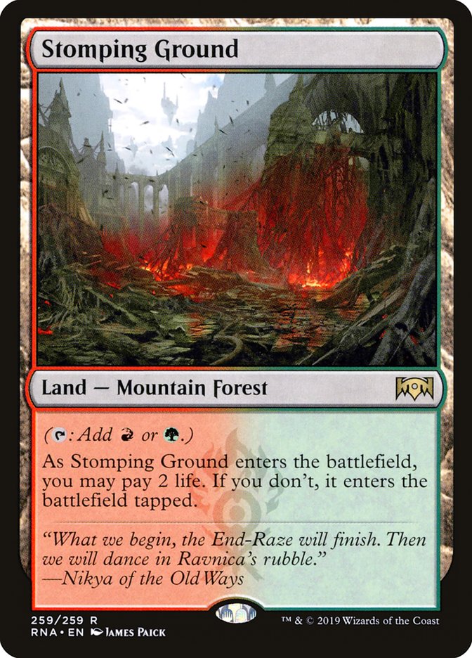 Stomping Ground [Ravnica Allegiance] | Golgari Games