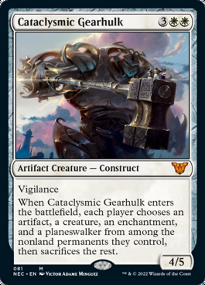 Cataclysmic Gearhulk [Kamigawa: Neon Dynasty Commander] | Golgari Games