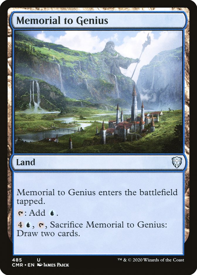 Memorial to Genius [Commander Legends] | Local Legends