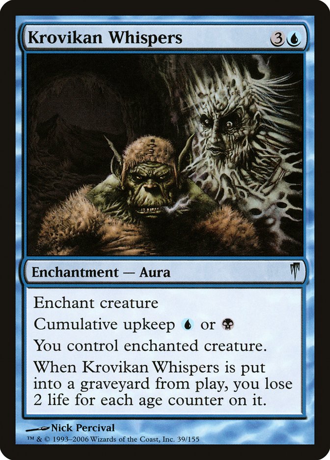 Krovikan Whispers [Coldsnap] | Golgari Games