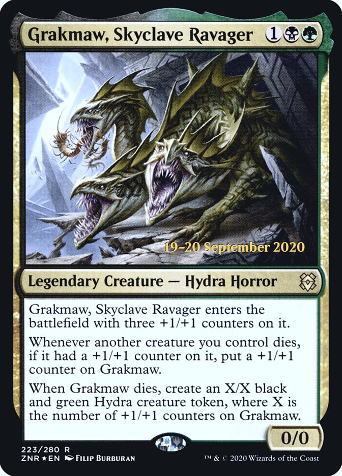 Grakmaw, Skyclave Ravager [Zendikar Rising Prerelease Promos] | Golgari Games