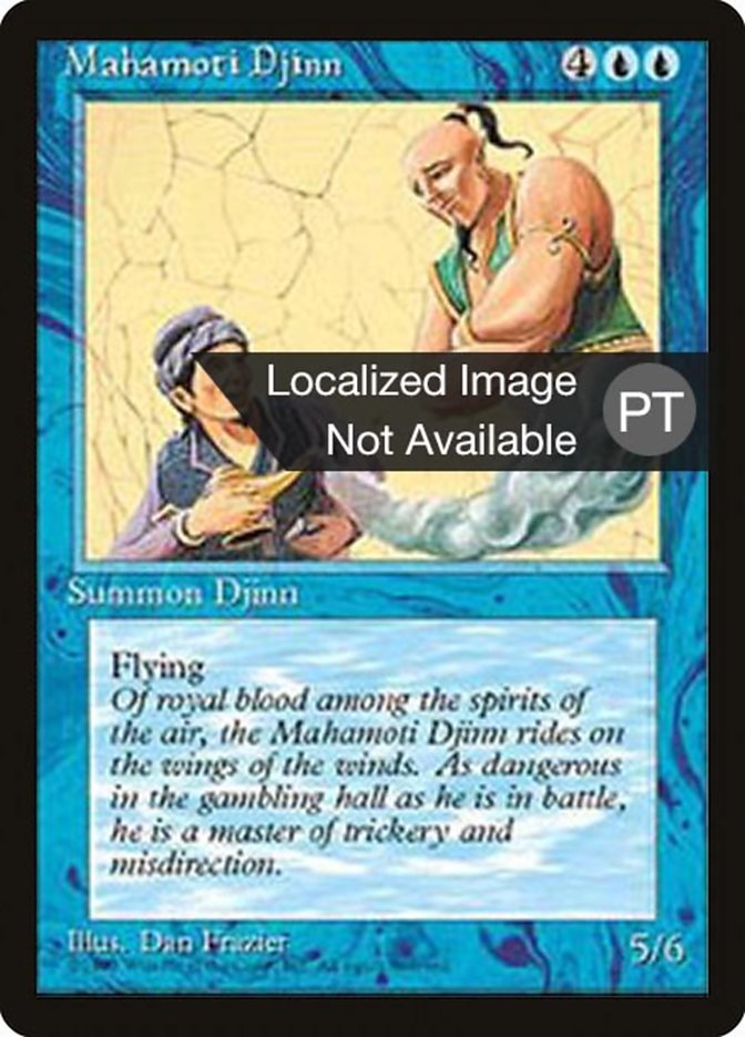 Mahamoti Djinn [Fourth Edition (Foreign Black Border)] | Local Legends