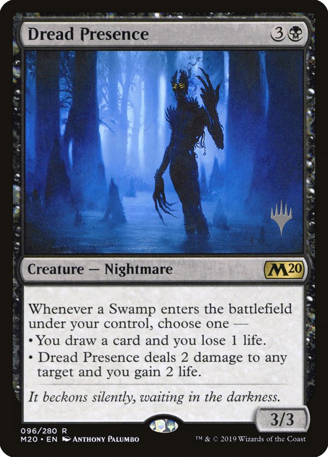 Dread Presence (Promo Pack) [Core Set 2020 Promos] | Golgari Games