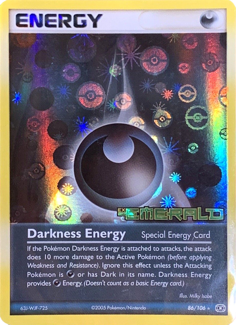 Darkness Energy (86/106) (Stamped) [EX: Emerald] | Golgari Games