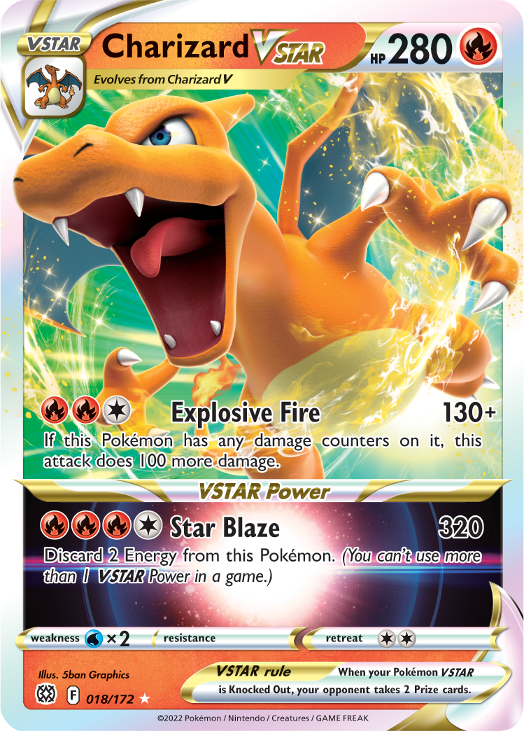 Charizard VSTAR (018/172) [Sword & Shield: Brilliant Stars] | Golgari Games