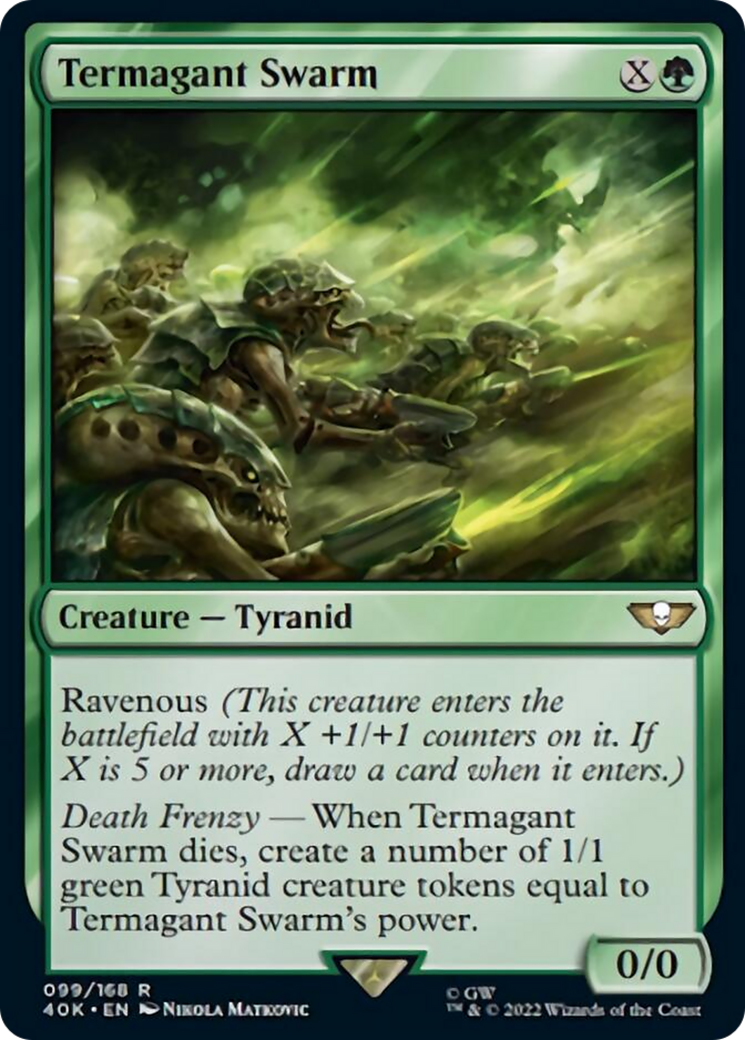 Termagant Swarm (Surge Foil) [Universes Beyond: Warhammer 40,000] | Local Legends