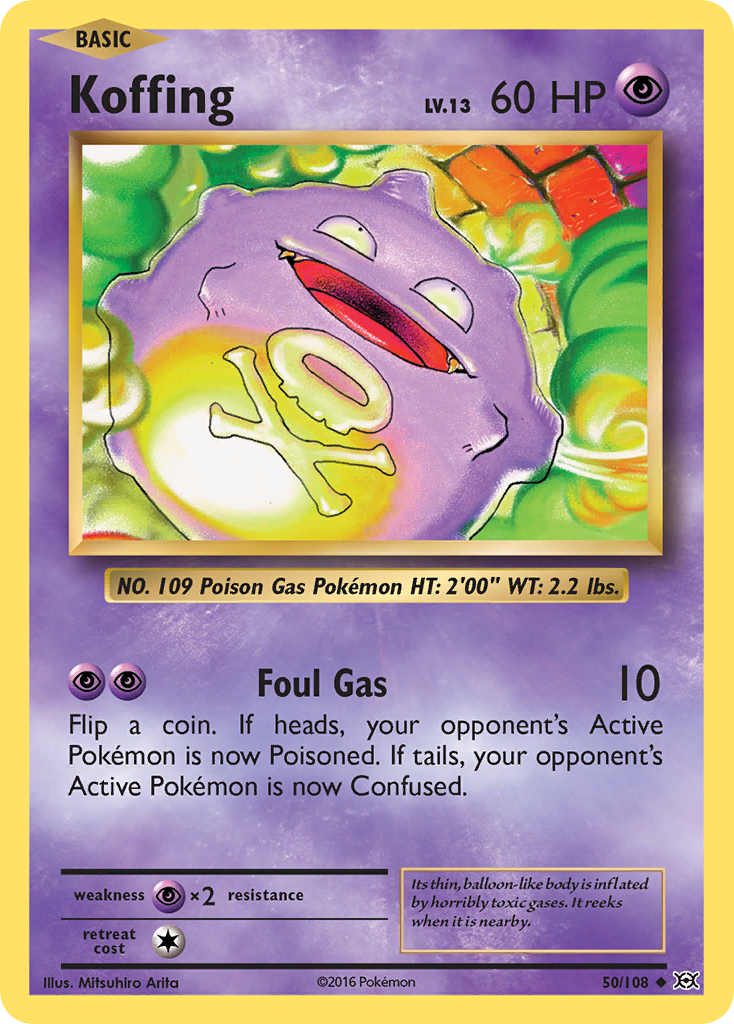 Koffing (50/108) [XY: Evolutions] | Golgari Games