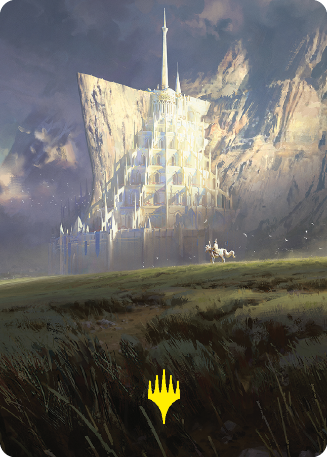 Minas Tirith Art Card (Gold-Stamped Signature) [The Lord of the Rings: Tales of Middle-earth Art Series] | Local Legends