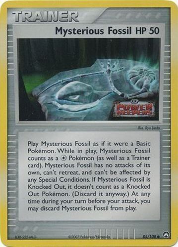 Mysterious Fossil (85/108) (Stamped) [EX: Power Keepers] | Golgari Games