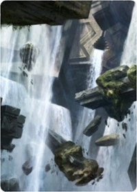 Island 1 Art Card [Zendikar Rising Art Series] | Golgari Games