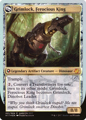 Grimlock, Dinobot Leader // Grimlock, Ferocious King [HasCon 2017] | Golgari Games