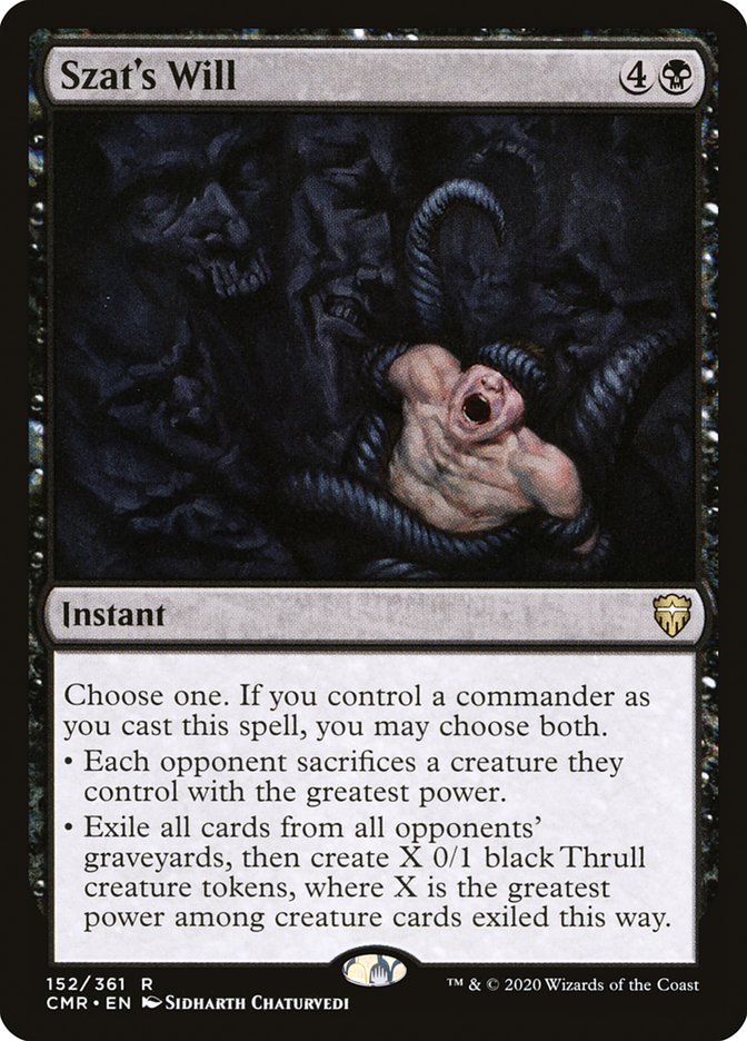 Szat's Will [Commander Legends] | Local Legends