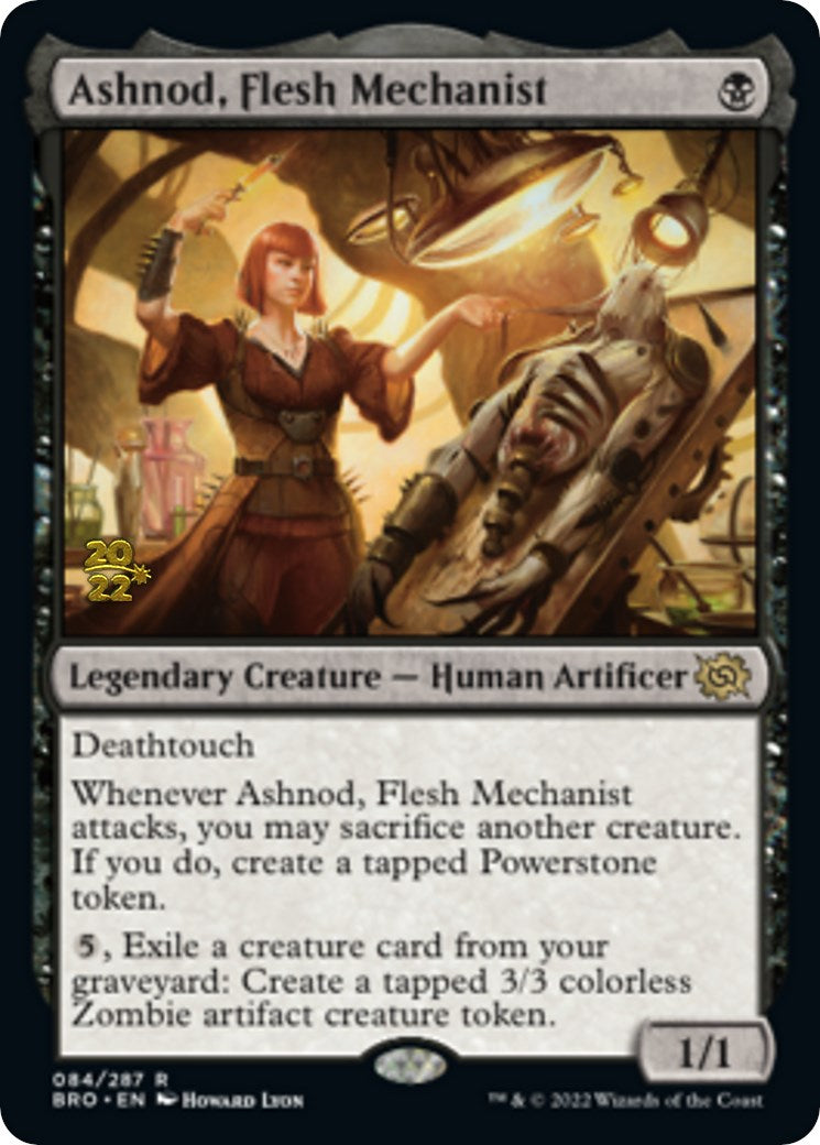 Ashnod, Flesh Mechanist [The Brothers' War: Prerelease Promos] | Golgari Games