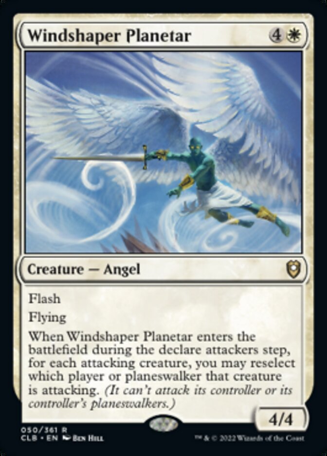 Windshaper Planetar [Commander Legends: Battle for Baldur's Gate] | Local Legends