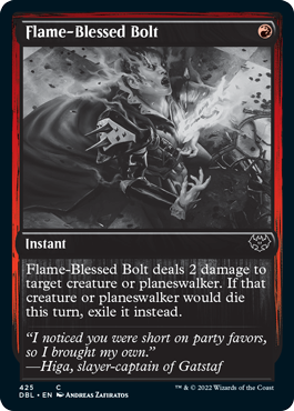 Flame-Blessed Bolt [Innistrad: Double Feature] | Local Legends