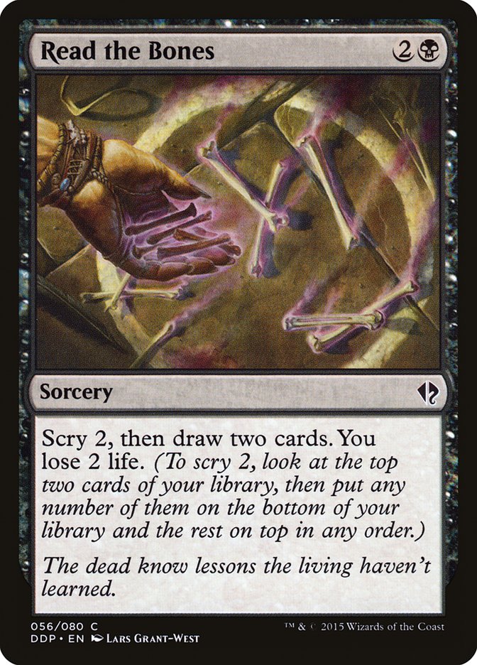 Read the Bones [Duel Decks: Zendikar vs. Eldrazi] | Local Legends