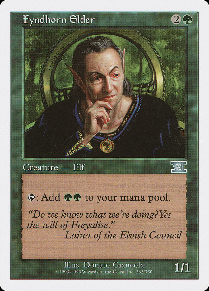 Fyndhorn Elder [Classic Sixth Edition] | Golgari Games