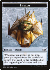 Daretti, Scrap Savant Emblem // Tuktuk the Returned Double-sided Token [Commander 2014 Tokens] | Golgari Games