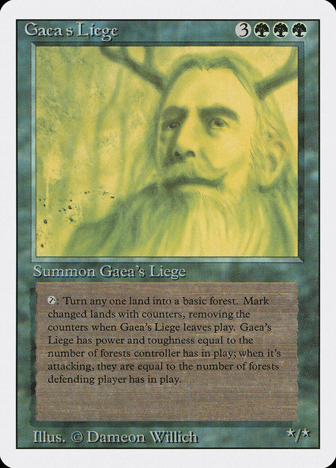 Gaea's Liege [Revised Edition] | Golgari Games