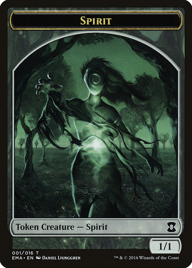 Spirit Token (001/016) [Eternal Masters Tokens] | Golgari Games