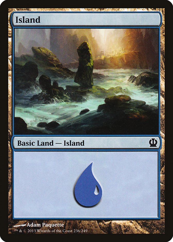 Island (236) [Theros] | Golgari Games