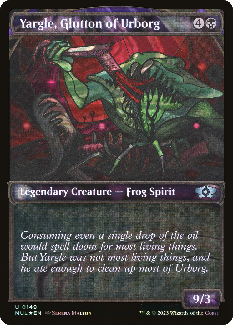 Yargle, Glutton of Urborg (Halo Foil) [Multiverse Legends] | Golgari Games