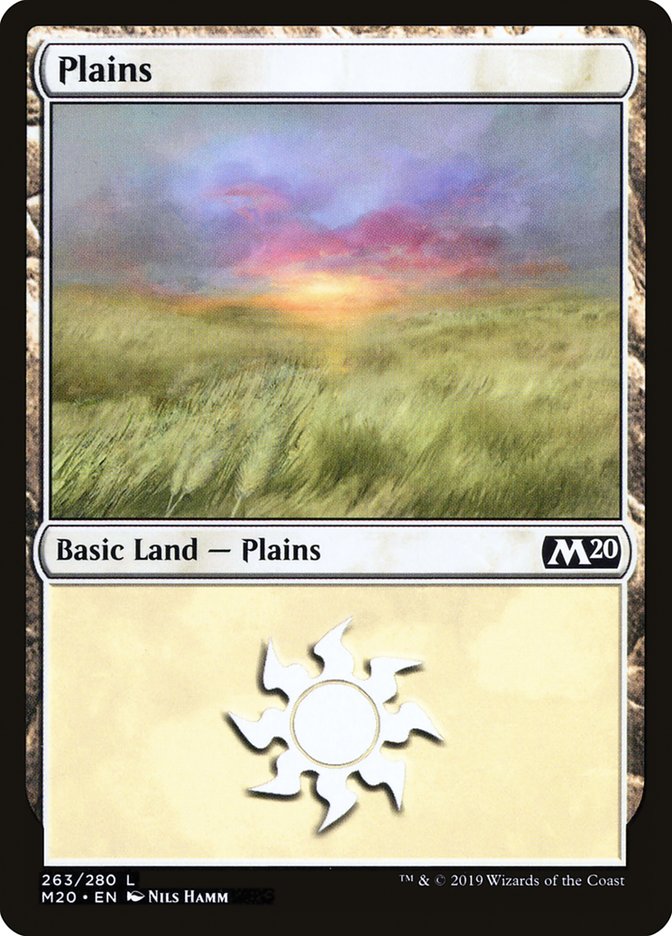 Plains (263) [Core Set 2020] | Local Legends