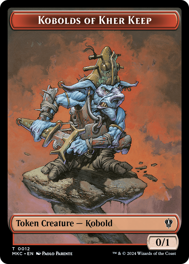 Soldier // Kobolds of Kher Keep Double-Sided Token [Murders at Karlov Manor Commander Tokens] | Golgari Games