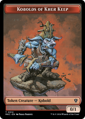 Gold // Kobolds of Kher Keep Double-Sided Token [Murders at Karlov Manor Commander Tokens] | Golgari Games