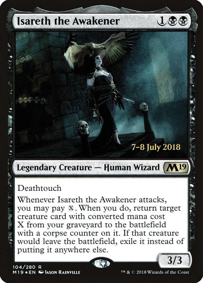 Isareth the Awakener [Core Set 2019 Prerelease Promos] | Golgari Games