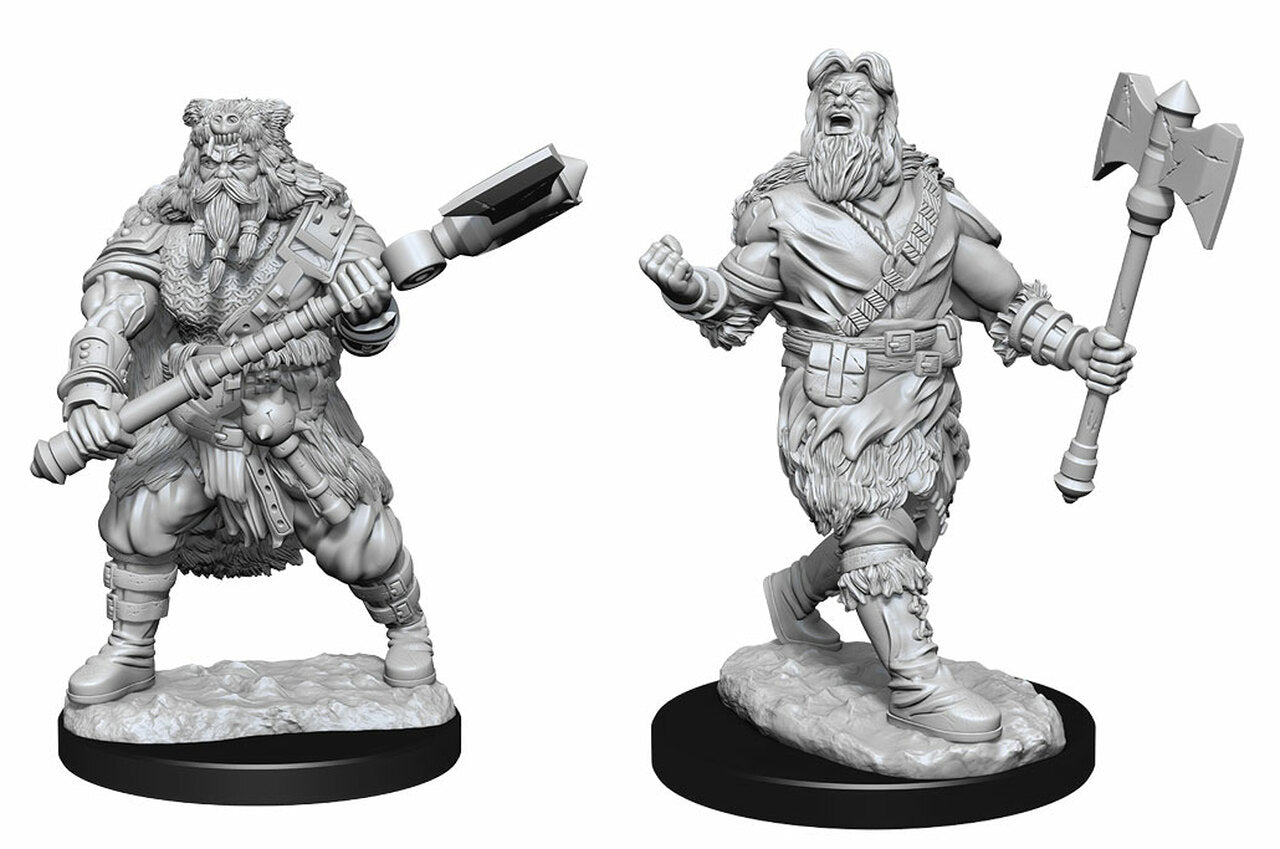 D&D Miniatures Human barbarian | Golgari Games