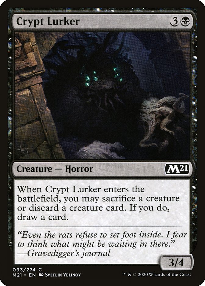 Crypt Lurker [Core Set 2021] | Golgari Games