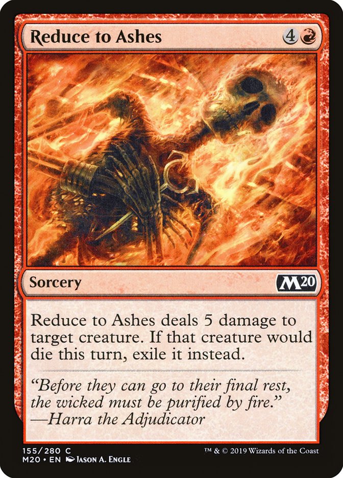 Reduce to Ashes [Core Set 2020] | Local Legends