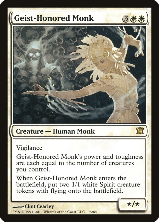 Geist-Honored Monk [Innistrad] | Golgari Games