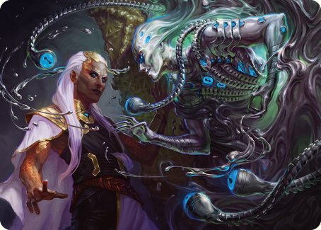 Mirage Mockery Art Card [Phyrexia: All Will Be One Art Series] | Local Legends